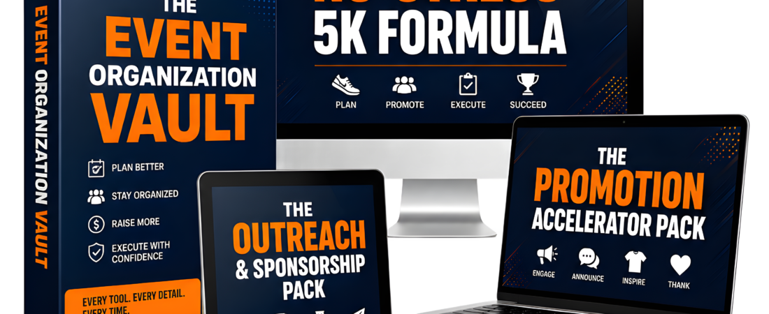 Beginner’s Guide to Hosting a 5K Walk/Run: Everything You Need in One Ready-to-Use Bundle